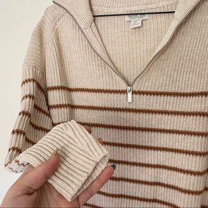 rachel zoe quarter zip sweater